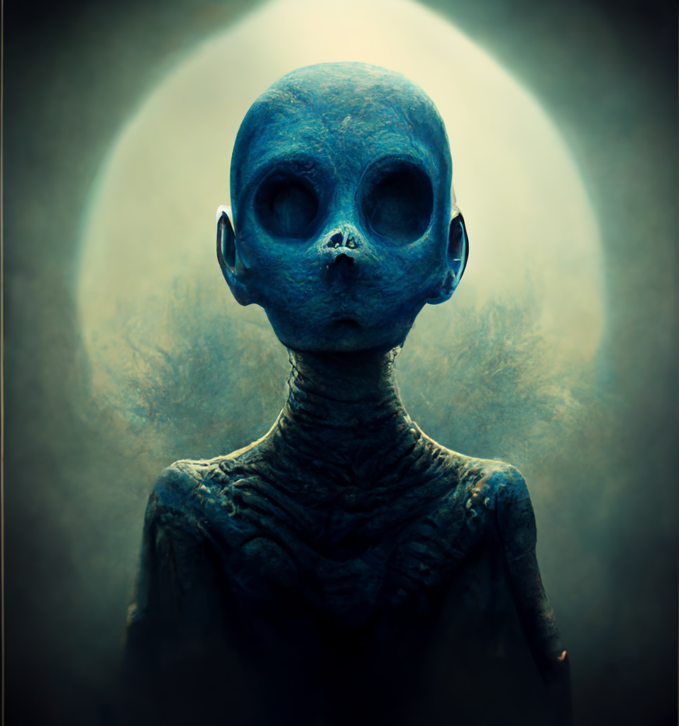 a scary alien